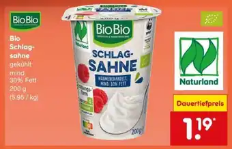 Netto Marken-Discount Bio-Schlagsahne Angebot