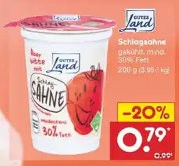 Netto Marken-Discount Schlagsahne Angebot