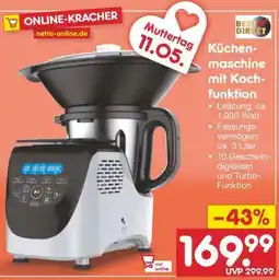 Netto Marken-Discount Küchenmaschine mit Kochfunktion Angebot