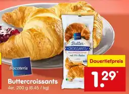 Netto Marken-Discount Buttercroissants Angebot