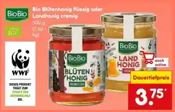 Netto Marken-Discount Bio Blütenhonig flüssig oder Landhonig cremig Angebot