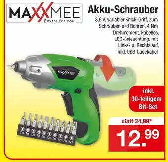 Zimmermann Maxxmee akku-schrauber Angebot