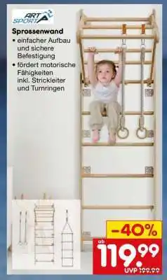 Netto Marken-Discount Sprossenwand Angebot