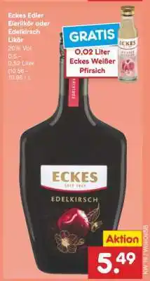 Netto Marken-Discount Eckes Edler Eierlikör oder Edelkirsch Likör Angebot