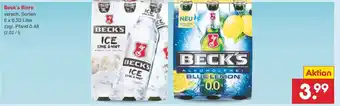 Netto Marken-Discount Beck’s Biere Angebot