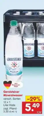 Netto Marken-Discount Gerolsteiner Mineralwasser Angebot