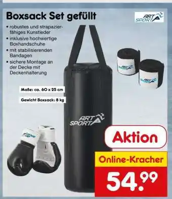 Netto Marken-Discount Boxsack Set gefüllt Angebot