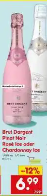 Netto Marken-Discount Brut Dargent Pinot Noir Rosé Ice oder Chardonnay Ice Angebot