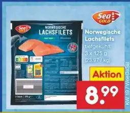 Netto Marken-Discount Norwegische Lachsfilets Angebot