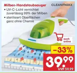 Netto Marken-Discount Milben-Handstaubsauger Angebot