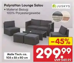 Netto Marken-Discount Polyrattan Lounge Salou Angebot