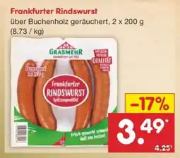 Netto Marken-Discount Frankfurter Rindswurst Angebot