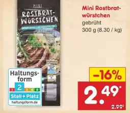 Netto Marken-Discount Mini Rostbratwürstchen Angebot