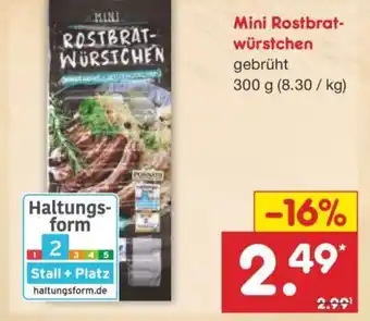 Netto Marken-Discount Mini Rostbratwürstchen Angebot