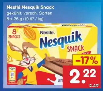 Netto Marken-Discount Nestlé Nesquik Snack Angebot