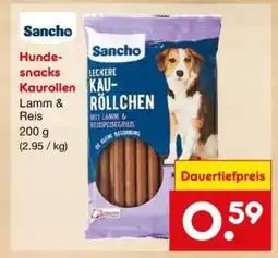 Netto Marken-Discount Hundesnacks Kaurollen Angebot