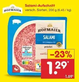 Netto Marken-Discount Salami Aufschnitt Angebot