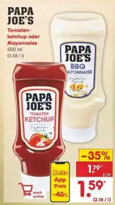 Netto Marken-Discount PAPA JOE'S Angebot