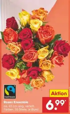 Netto Marken-Discount Rosen Ensemble Angebot
