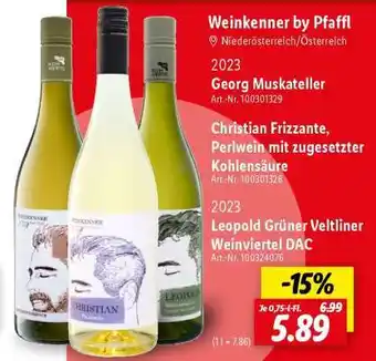 Lidl Christian Frizzante, Perlwein mit zugesetzter Kohlensäure Angebot