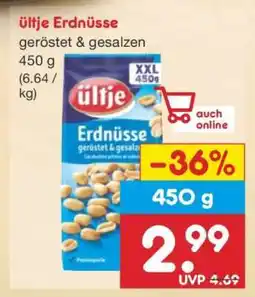 Netto Marken-Discount ÜLTJE Erdnüsse Angebot