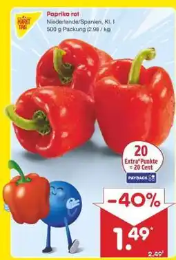 Netto Marken-Discount Paprika rot Angebot