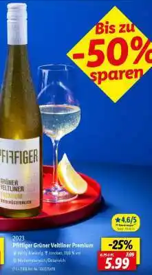 Lidl Pfiffiger Grüner Veltliner Premium Angebot