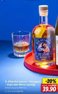 Lidl St. Kilian Bud Spencer – The Legend – Single Malt Whisky (rauchig) Angebot
