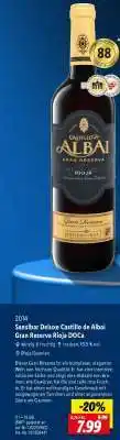 Lidl Sansibar Deluxe Castillo de Albai Gran Reserva Rioja DOCa Angebot