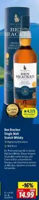 Lidl Ben Bracken Single Malt Scotch Whisky Angebot