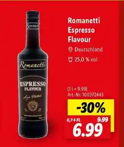 Lidl Romanetti Espresso Flavour Angebot