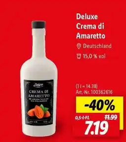 Lidl Deluxe Crema di Amaretto Angebot