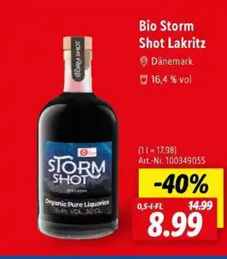 Lidl Bio Storm Shot Lakritz Angebot