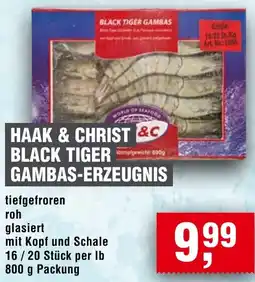 Handelshof Haak & christ black tiger gambas-erzeugnis Angebot
