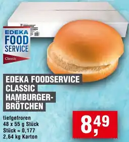 Handelshof Edeka foodservice classic hamburger brötchen Angebot
