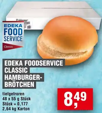 Handelshof Edeka foodservice classic hamburger brötchen Angebot