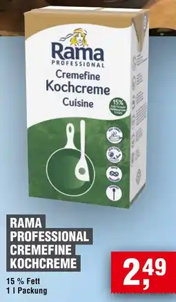 Handelshof Rama professional cremefine kochcreme Angebot