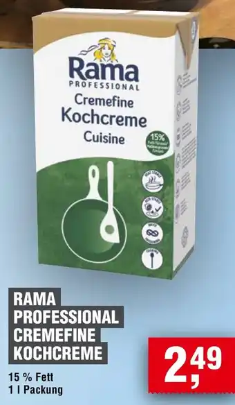 Handelshof Rama professional cremefine kochcreme Angebot