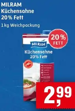 Handelshof MILRAM Küchensahne 20% Fett Angebot
