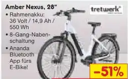 Netto Marken-Discount Tretwerk Amber Nexus 28 Angebot