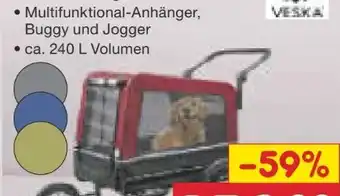 Netto Marken-Discount Veska Hundeanhänger 3in1 Angebot