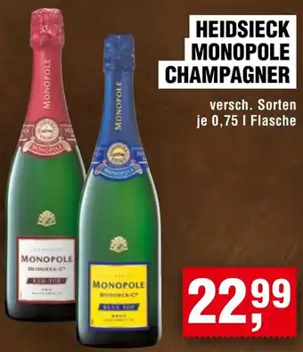 Handelshof Heidsieck monopole champagner Angebot