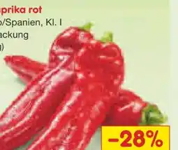 Netto Marken-Discount Roter Spitzpaprika Angebot