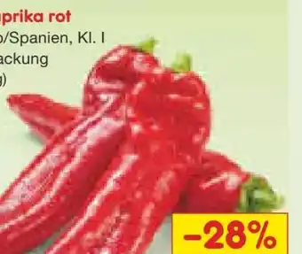 Netto Marken-Discount Roter Spitzpaprika Angebot