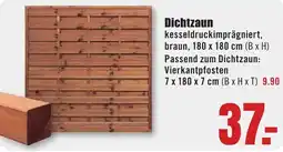 B1 Discount Baumarkt Dichtzaun Angebot
