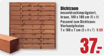 B1 Discount Baumarkt Dichtzaun Angebot