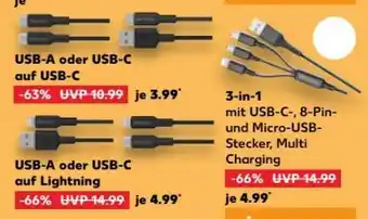 Kaufland Fontastic Daten- und Ladekabel Essential Angebot