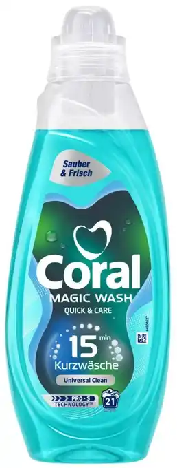 Kaufland Coral Magic Wash Flüssigwaschmittel Angebot