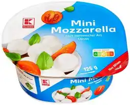 Kaufland Milbona Mini Mozzarella Classic Angebot