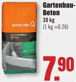 B1 Discount Baumarkt quick-mix Gartenbau Beton Angebot
